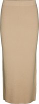 Vero Moda VMTAFFY HW CALF KNIT SKIRT Dames Rok Safari - Maat XL