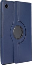 Samsung Galaxy Tab A8 Hoes 360 Graden Draaibare Book Case Blauw