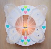 Funnylight Design vlinder wandlamp XL wit voor de baby, kinder en tiener slaapkamer