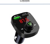 LaGoods Bluetooth FM Transmitter - Autolader - Carkit - Autoradio - Handsfree bellen - Snel lader - MP3 - USB - AUX - Bluetooth Audio Receiver