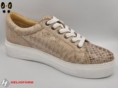 Helioform dames sneaker laag, H302 Beige, maat 38.5