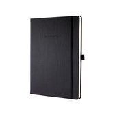Sigel notitieboek - Conceptum Pure - A4 - zwart - hardcover - 194 pagina's - 80 grams - ruit - SI-CO111