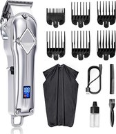 Eijk - Draadloze Tondeuse - Voor Mannen & Vrouwen - Hoofdhaar & Baard - Haartrimmer - Tondeuses - Trimmer Baard - Trimmerset - Zilver