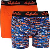 Australian heren boxers - Scorched Orange - Perfect Shape - Maat L - 2-Pack