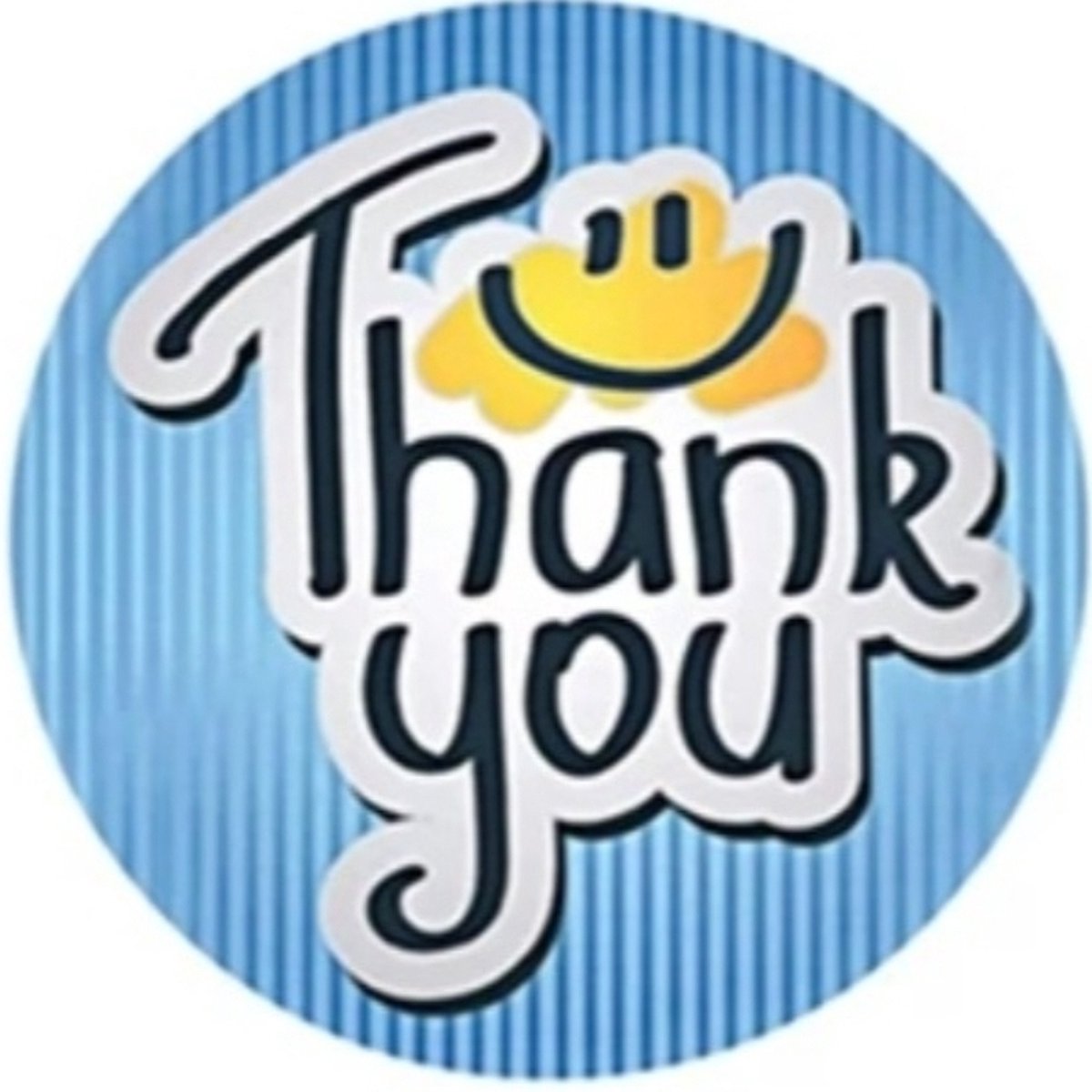 Stickers ▪︎ Multiplaza ▪︎ "THANK YOU" ▪︎ 50 stuks ▪︎ Etiketten ▪︎ smiley ▪︎ bedankt ▪︎ promoten bedrijf ▪︎ flowers ▪︎ hobby ▪︎ bedrijf ▪︎ webshop ▪︎ bestellingen ▪︎ brief ▪︎ pakket ▪︎ opvallen
