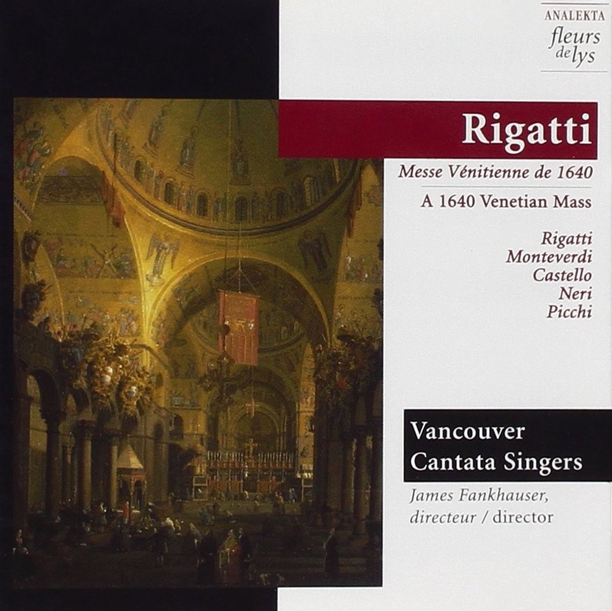 Vancouver Cantata Singers, James Fankhauser - Rigatti: Messe Venitienne De 1640 (CD)