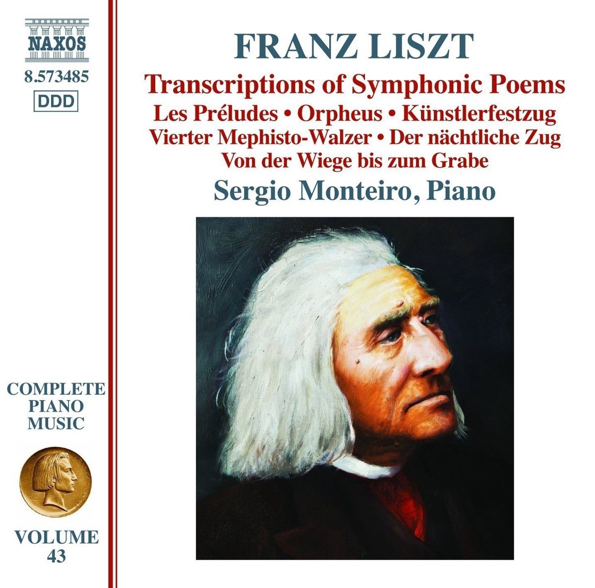 Sérgio Monteiro - Liszt: Transcriptions Of Symphonic Poems (CD)