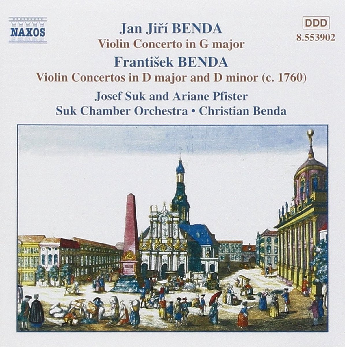 Josef Suk - Benda: Violin Concertos Volume 1 (CD)