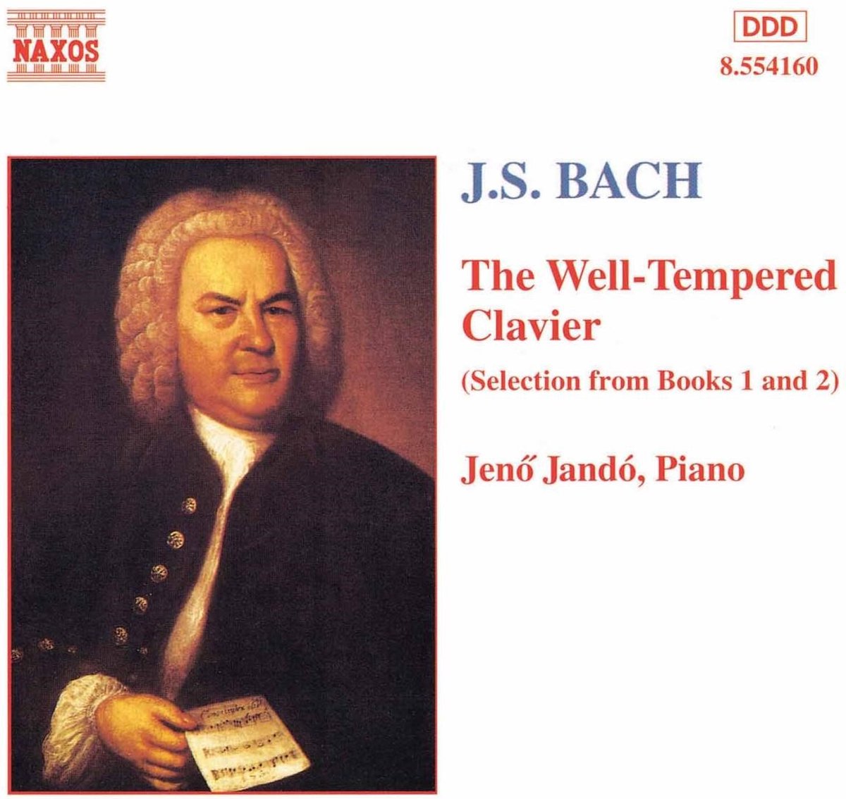 Jeno Jandó - J.S. Bach: The Well-Tempered Clavier (CD)