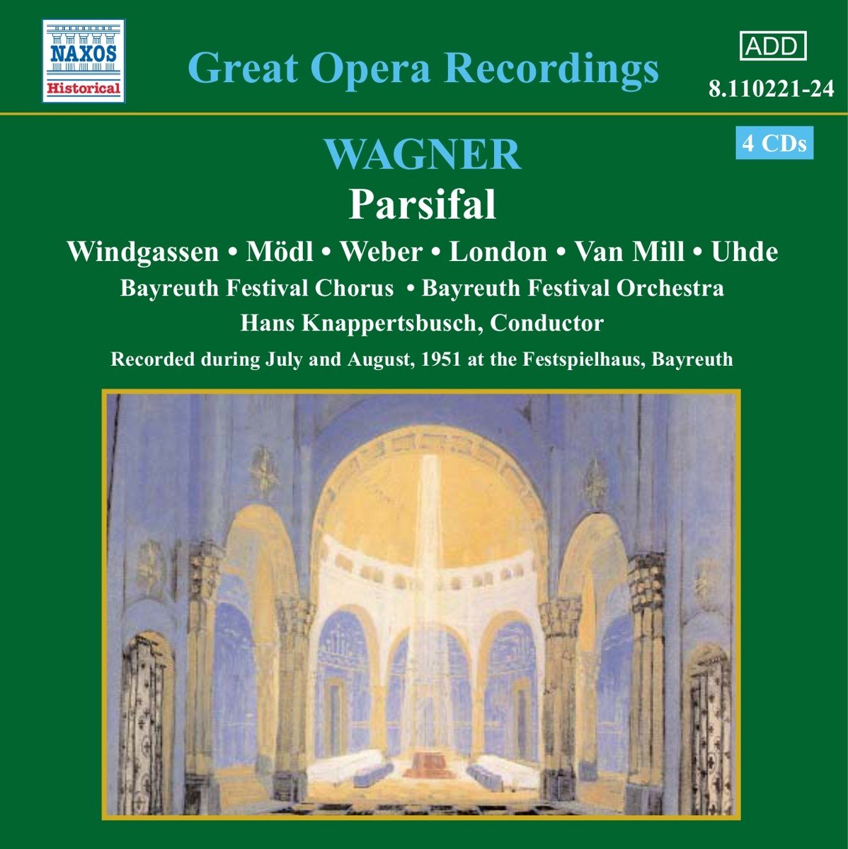 Bayreuther Festspiele Orchestra, Hans Knappertsbusch - Wagner: Parsifal (4 CD) (Remastered)