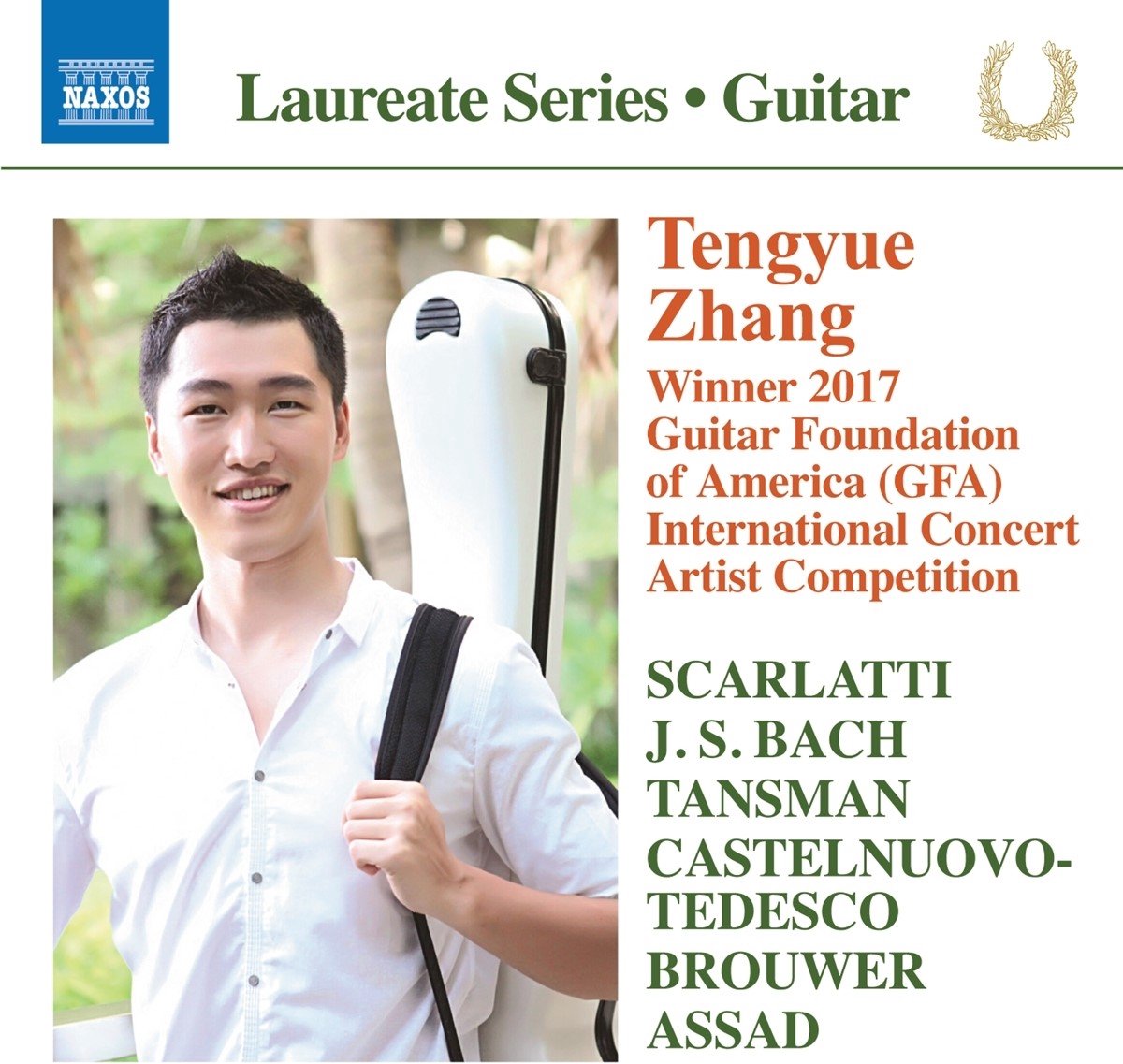 Tengyue Zhang - Guitar Laureate Recital Winner 2017 GFA (CD)