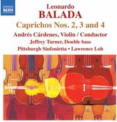 Andrés Cárdenes,Jeffrey Turner, Pittsburgh Sinfonnietta - Balada: Caprichos Nos. 2, 3 & 4 (CD)