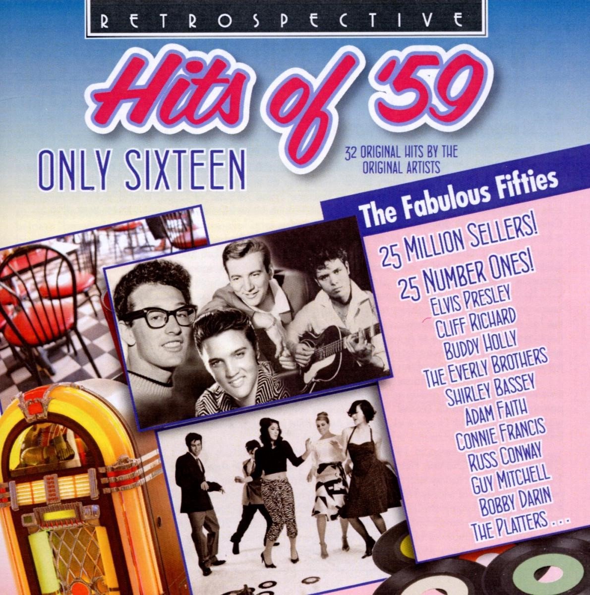 Various Artists - Hits Of '59 - Only Sixteen (CD)