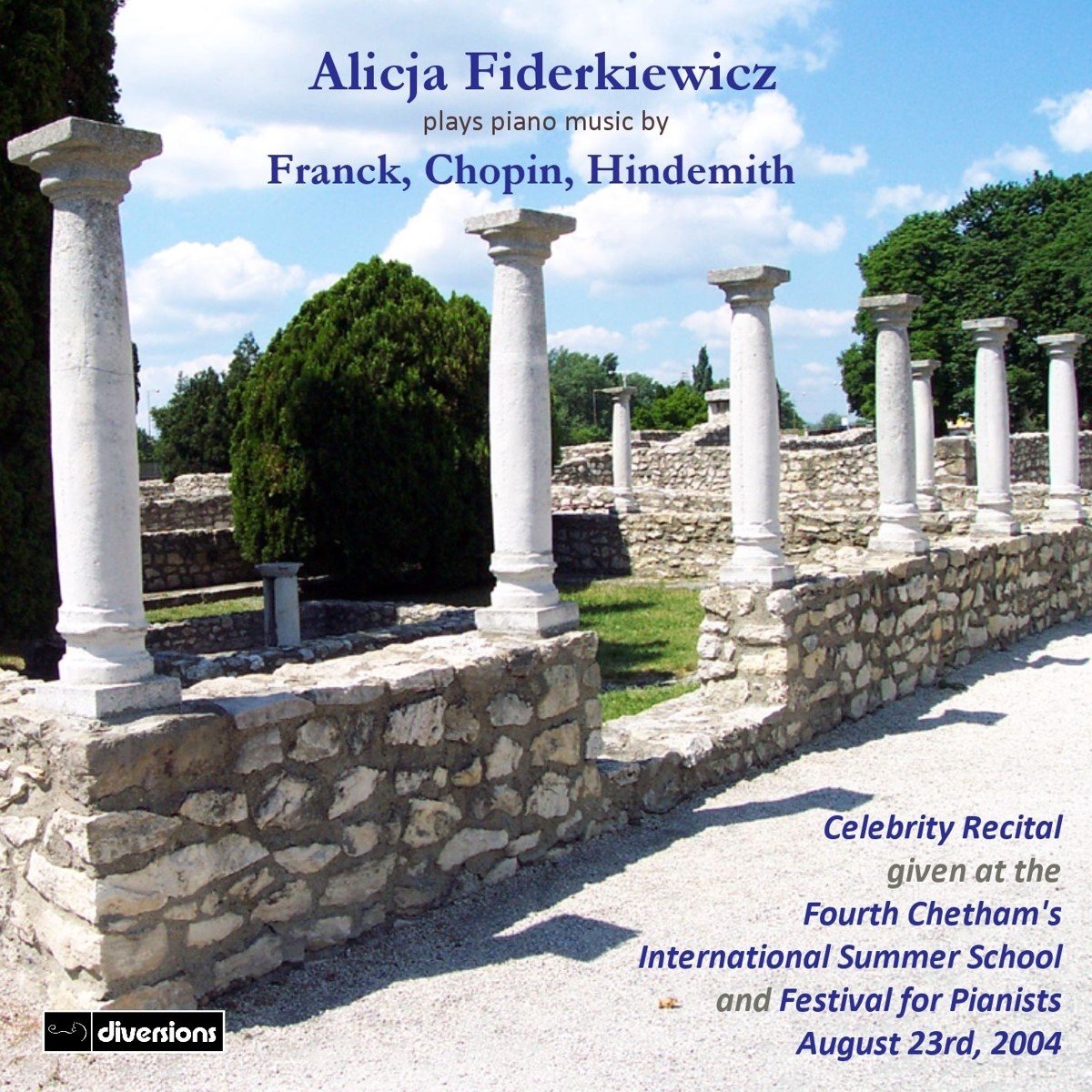 Alicja Fiderkiewicz - Alicja Fiderkiewicz Plays Piano Music By Franck, C (CD)