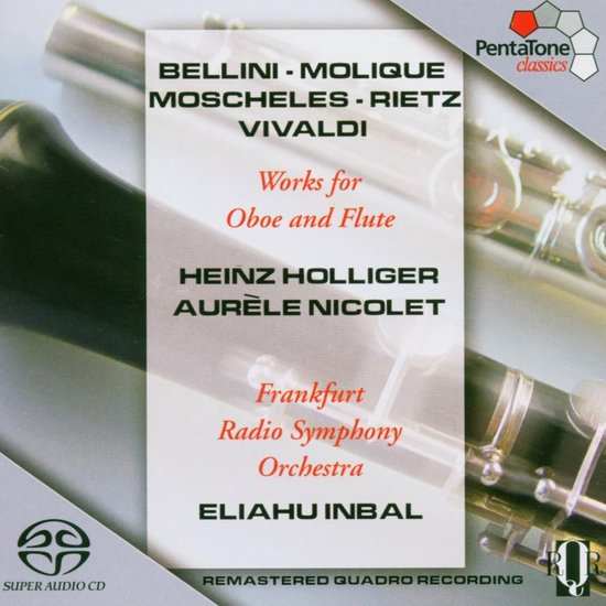 Heinz Holliger, Aurèle Nicolet, Eliahu Inbal - Works For Oboe And Flute (SACD) (Reissue)