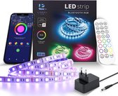 Lideka® – LED Strip 20 meter (2x10) – Google Home & Alexa – Gaming Accesoires – Met Afstandsbediening - Light Strips - Licht Strip - Led Verlichting