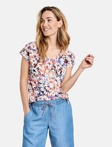 GERRY WEBER Dames Shirt met bloemenprint