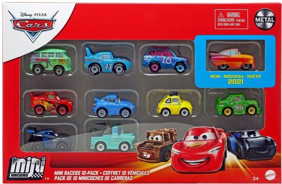 1 lot Disney Pixar Cars Pack de 3 Mini-Véhicules Petite Voiture MATTEL
