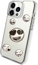 Apple Iphone 13 Pro transparant siliconen Emoticons *LET OP JUISTE MODEL*