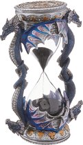Design Toscano Death's Death's Death Dragon Gothic Decor Standbeeld Zandtimer, 15 cm, Polyresin, Full Color