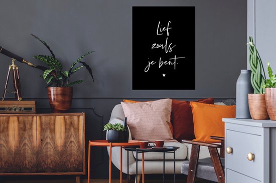 Stickers muraux - Citations - Doux comme tu es - Saint Valentin - Proverbes - 60x80 cm - Feuille adhésive