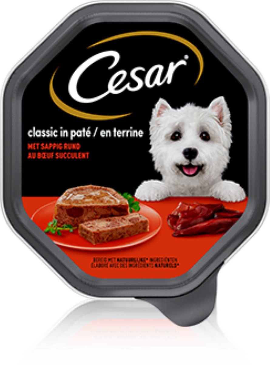 Cesar Cesar - Classic in paté met sappig rund - 150g