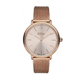 Lee Cooper LC06737.410 - Horloge - Analoog - Dames - Vrouwen - Milanese band - Rosékleurig