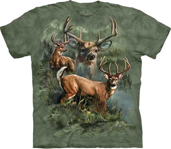 T-shirt Deer Collage M