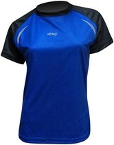 Athlex Pro-Active Dames Loopshirt M blauw/zwart