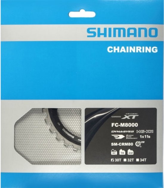 Kettingblad 30T Shimano XT FC-M8000 / FC-M8020 Enkel Blad van Merkloos — afbeelding 3