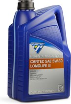 Cartec Motorolie, High-Tech Longlife III 5W-30, synthtisch, 5 l