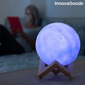 Innovagoods - Maanlamp - LED - 16 Kleuren - Oplaadbaar - Dimbaar - Met afstandsbediening - Moonlight