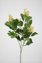 Kunstbloem - Hedera Helix - topkwaliteit decoratie - 2 stuks - zijden tak - Groen - 61 cm hoog