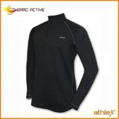 Athlex Thermo Shirt lange mouw met kraag  L Zwart