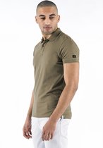 P&S Heren polo-DENZEL-covert green-S