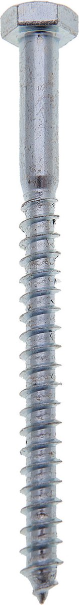 Hout-draad-Bout .RVS-A2. 8.0 x 60 mm. 3 stuks Hout-Fret.Homefix.