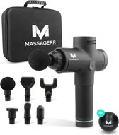 Massagerr® Gun - Massage Gun - 30 Snelheidsniveaus - 9 Opzetstukken - Incl. Stressbal - Massage Apparaat - Sport en Relax Massage