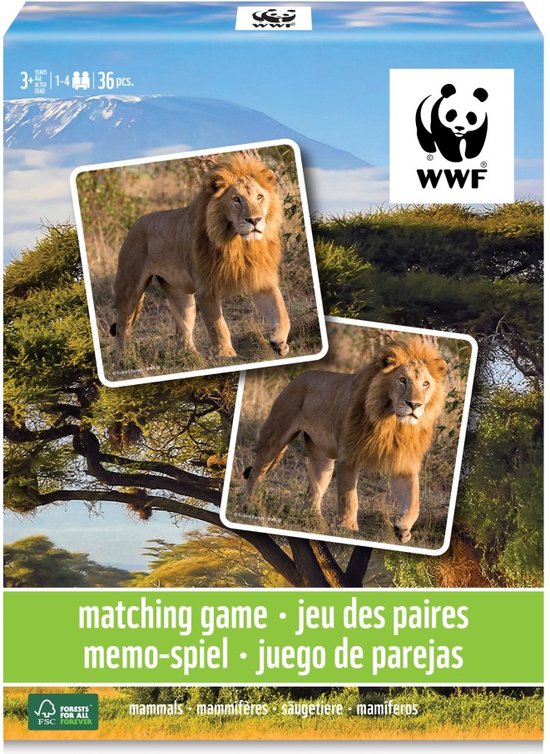 Afbeelding van het spel WWF Memory spel – zoogdieren