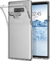 LuxeBass Hoesje geschikt voor Samsung Galaxy Note 9 Hoesje Transparant - Siliconen Case - telefoonhoes - gsm hoes - gsm hoesjes