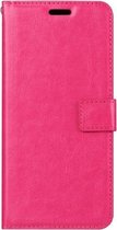 LuxeBass Hoesje geschikt voor Samsung Galaxy J7 (2018) - Bookcase Roze - portemonnee hoesje - telefoonhoes - gsm hoes - telefoonhoesjes