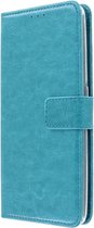 LuxeBass Hoesje geschikt voor Huawei P9 - Bookcase Turquoise - portemonnee hoesje - telefoonhoes - gsm hoes - telefoonhoesjes