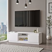TV-meubel Otranto - Eiken/Bruin - Retro - Vintage - Scandinavisch - 120 x 37,3 x 40CM