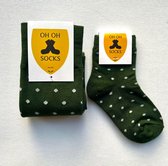 Oh Oh Socks Glorious Green - JUNIOR & SENIOR