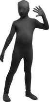 FUNIDELIA Second Skin kostuum in zwart - Maat: 122-134 cm