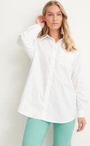 NA-KD Oversized Basic Dames Overhemd - Maat EU 38