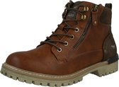 Mustang Veterschoenen Hoog Veterschoenen Hoog - cognac - Maat 44