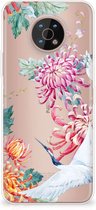 GSM Hoesje Nokia G50 Smartphonehoesje Customize Bird Flowers