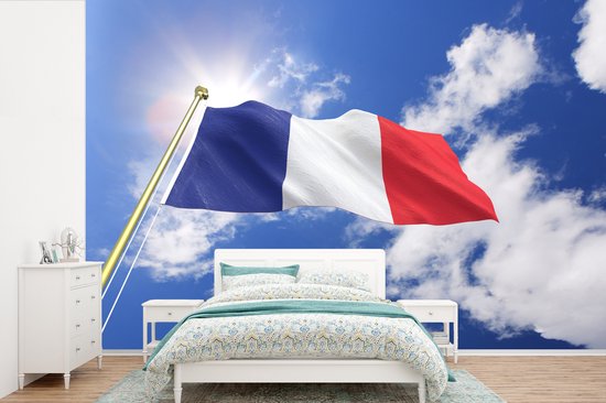 Papier peint toile et Papier Papier Peint drapeau de la France France Drapeau Tricolore 