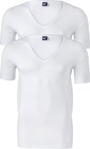 Alan Red - T-Shirt Extra Diepe V-Hals Stretch - Heren - Maat L - Body-fit
