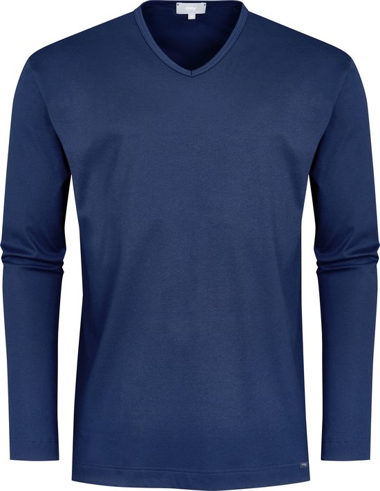 Mey Basic Lounge Shirt Lange Mouw Heren 20720 - 56 - Blauw